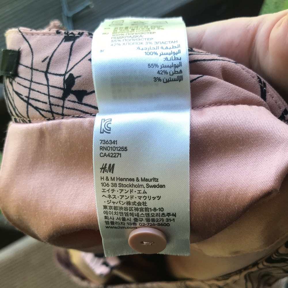 Pink and black H&M skirt - Picture 7 of 7